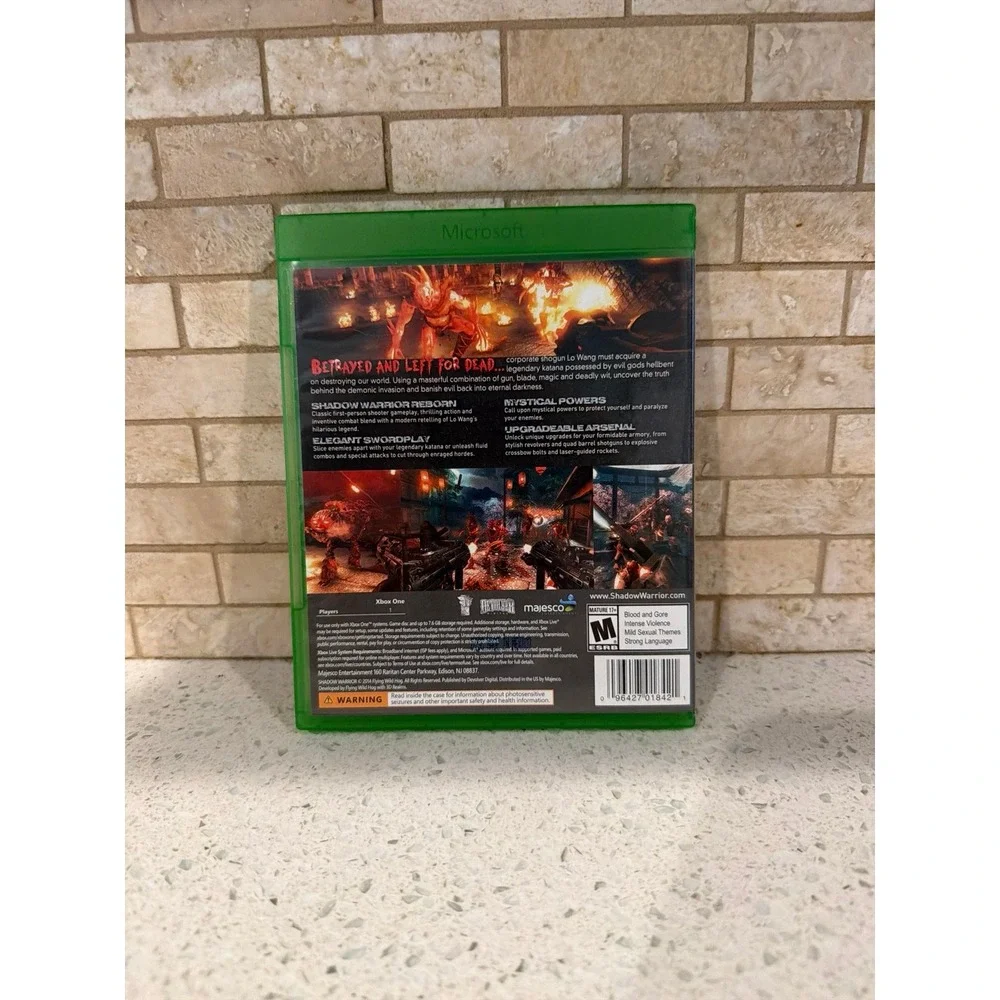 Shadow Warrior Xbox One‎ Game